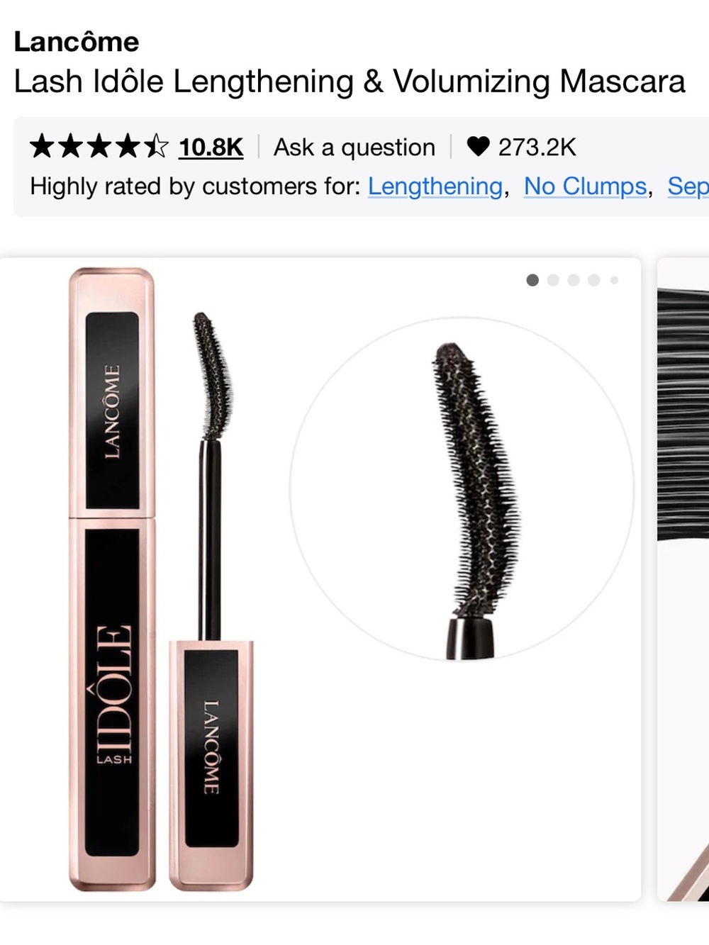 Lancome Lash Idole Mascara - Glossy Black